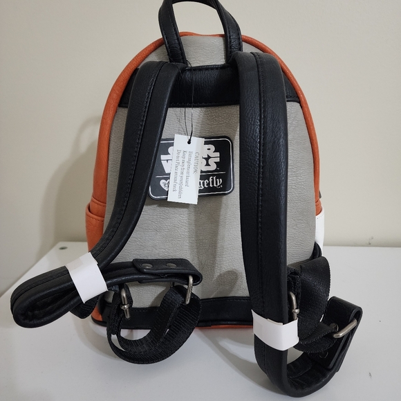 Disney Star Wars Rebel Alliance X wing Loungefly Backpack & matching wallet NWT - Picture 6 of 9